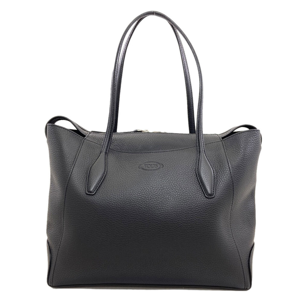 Tod's Logo Tote Bag Leather Women's TODS
